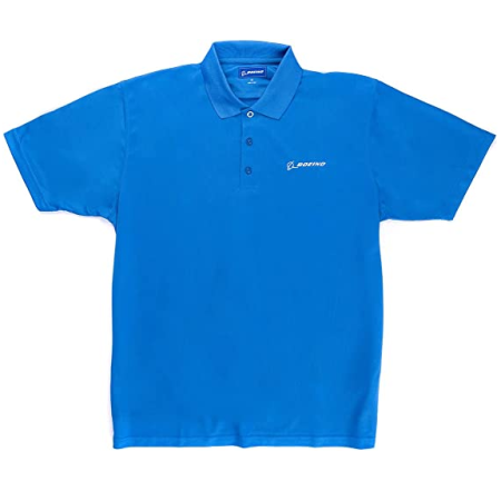 BOEING POLO TECH JACQUARD ROYAL (4) XLARGE 11001002040