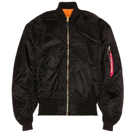 ALPHA INDUSTRIES JACKET L-2B BLACK (1) S