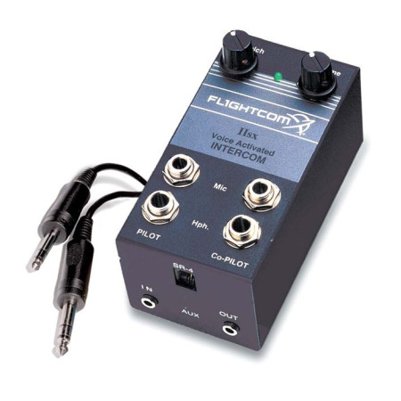 FLIGHTCOM INTERCOM PORTABLE IISX VOICE ACTIVATED 101-0220-00