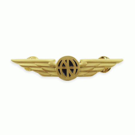 PIN PILOT WINGS LAPEL GOLD AW500-L-G