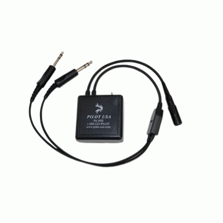 PILOT USA ADAPTER 6PIN TO DUAL PLUG WITH ADAPTER PA-89B (LIGHTSPEED)