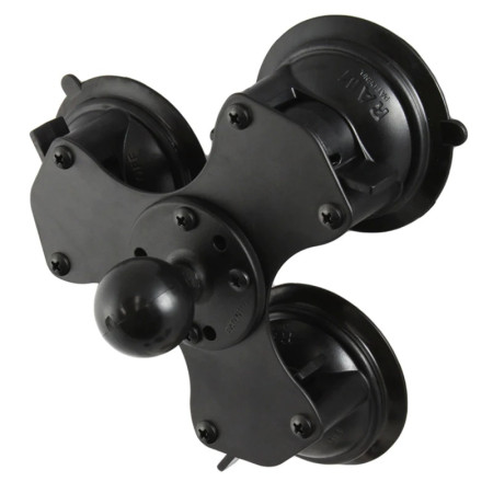 RAM MOUNTS KIT 4 SUCTION TRIPLE MOUNT RAM-333-224-1U-X (B-SIZE)