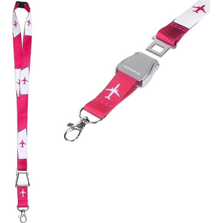 KEYCHAIN LANYARD NOVAH PINK