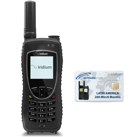 IRIDIUM SATELLITE PHONE KIT 9575 - 200 MINUTE CARD INCLUDED