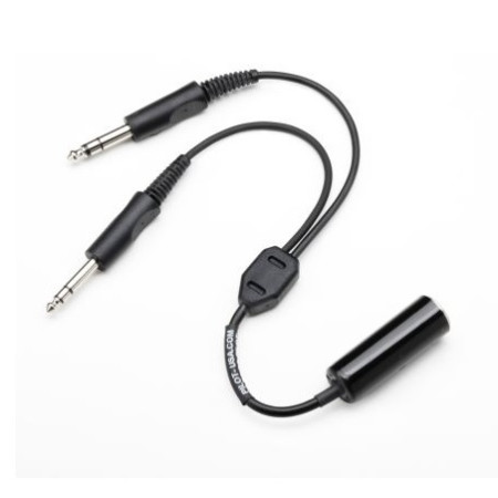 PILOT USA ADAPTER SINGLE PLUG 0.25 TO DUAL PA-92