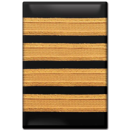 FRIDGE MAGNET - EPAULET 4 STRIPE NLUS623-4GNB