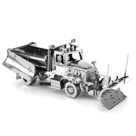 FASCINATIONS INC METAL EARTH MMS147 FREIGHTLINER SNOW PLOWER