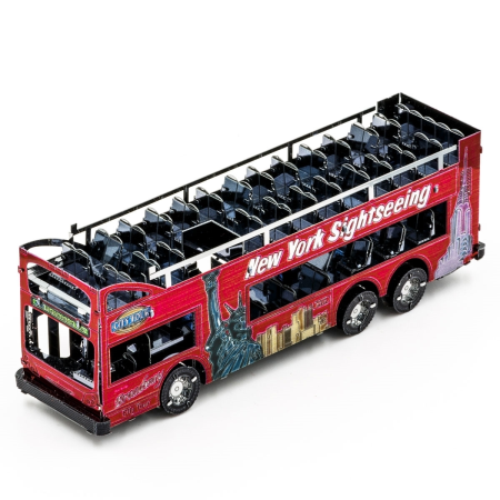 FASCINATIONS INC METAL EARTH MMS169 BIG APPLE BUS