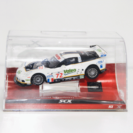 SCX SLOT CAR CHEVY CORVTE C6R D10075X300