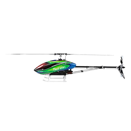 HELICOPTERO ALIGN T-REX 450L DOMINATOR COMBO 3GX FLYBARLESS RH45E10XT