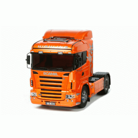 SEMI-TRUCK TAMIYA 1/14 RC SCANIA R470 HIGHLINE ORANGE EDIT. KIT 56338
