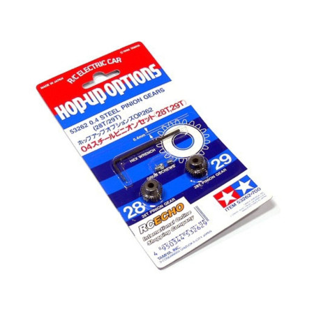 TAMIYA 53262 0.4 STEEL PINION GE 28T/29T