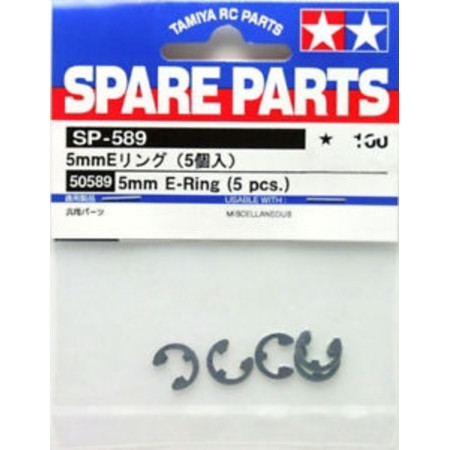 TAMIYA 50589 5MM E-RING 5PCS