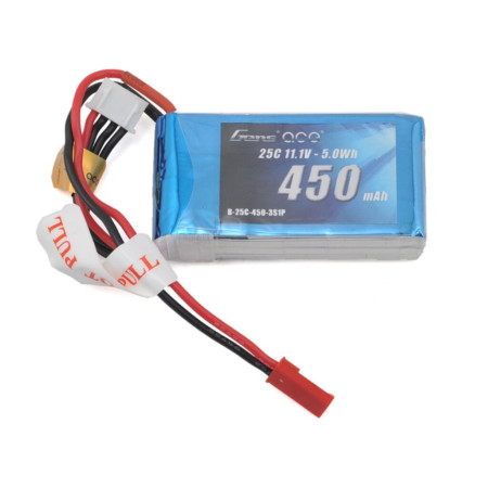 GENS ACE 11.1V 450MA 25C JST PLUG