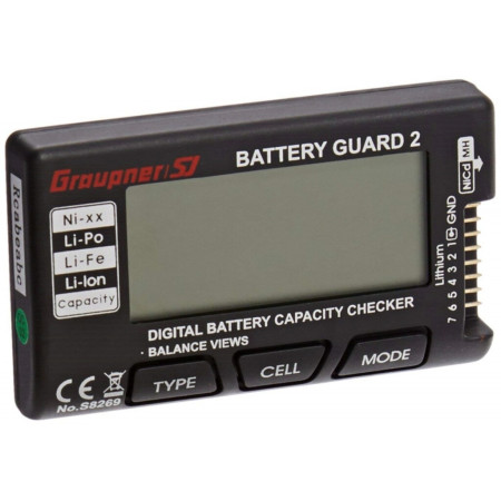 GRAUPNER BATTERY CHECKER GUARD II S8269