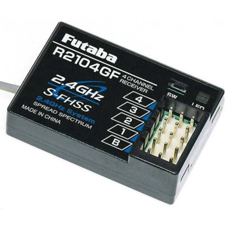 RECEPTOR FUTABA 4CH R2104GF (S-FHSS) FOR SURFACE 01102199-3