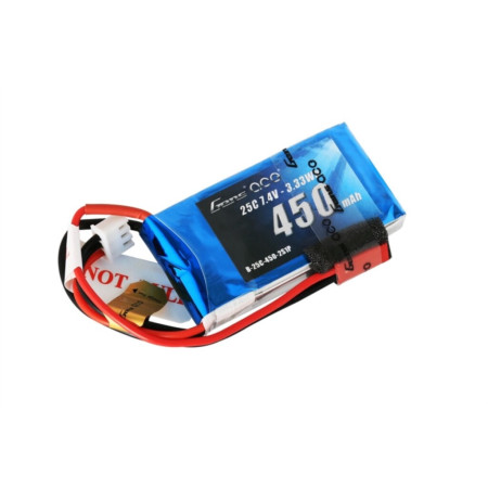 GENS ACE 7.4V 450MA 25C JST PLUG
