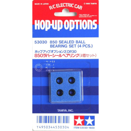TAMIYA ACC SEALED BALL BEARING SET 850 (4PCS) 53030
