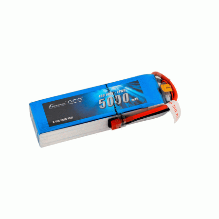 GENS ACE 14.8V 5000MAH 45C 4S LIPO DEAN PLUG