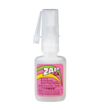 COLA ZAP THIN CA GLUE 1/2 OZ PT-09