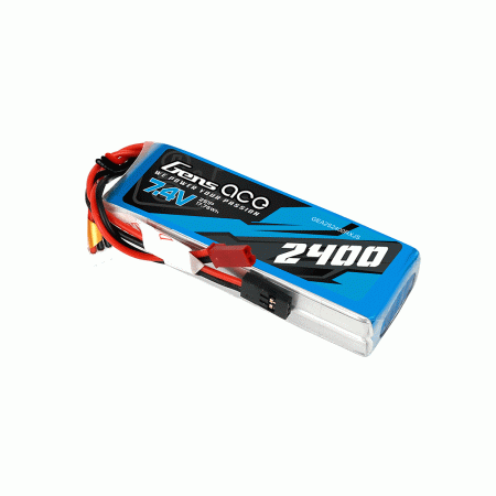 GENS ACE 7.4V 2400MA RX LIPO JST/FUT