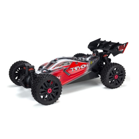 CARRO ARRMA 1/8 TYPHON 3S 4WD BLX BUGGY RTR RED ARA4306V3