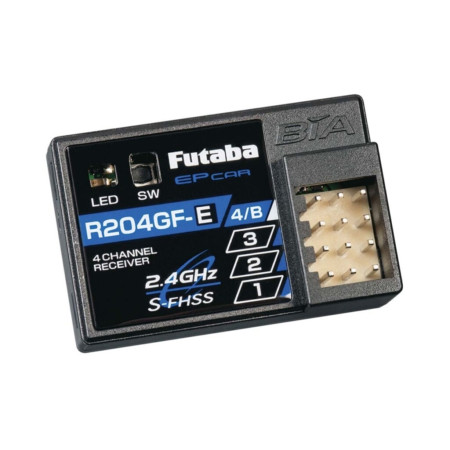 RECEPTOR FUTABA 4CH R204GF-E (S-FHSS) FOR EP CAR 01102202-3