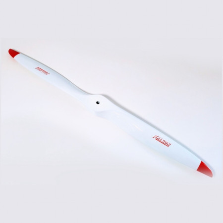 HELICE FALCON 28X9.5 CARBON FIBER WHITE/RED