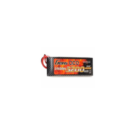 GENS ACE 6.6V 3200MAH 20C LIFE FUTABA/XT60 B-20C-3200-6.6V-2S2P