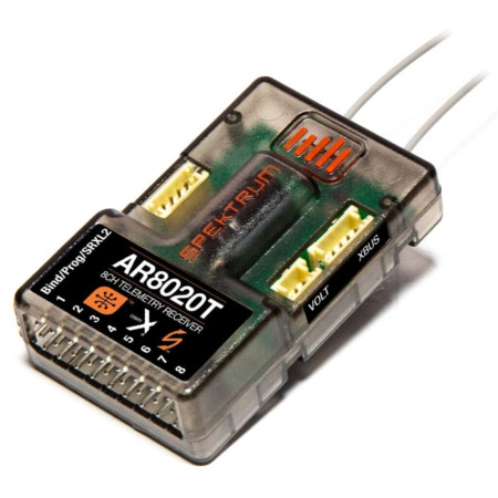 RECEPTOR SPEKTRUM 8CH AR8020T DSMX TELEMETRY SPMAR8020T