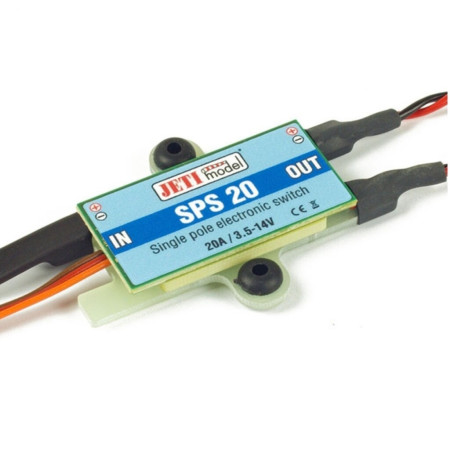 JETI ELECTRONIC SWITCH SPS 20 WITH MAGNETIC KEY JETISWSPS20