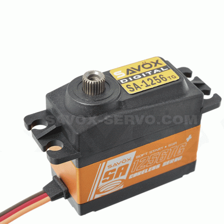 SAVOX SERVO SA-1256TG PLUS W/SOFT START 6V 20KG 0.15S