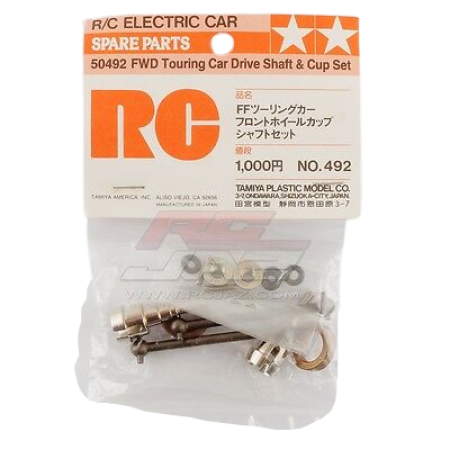 TAMIYA ACC FWD TOURING CAR DRIVE SHAFT & CUP SET 50492