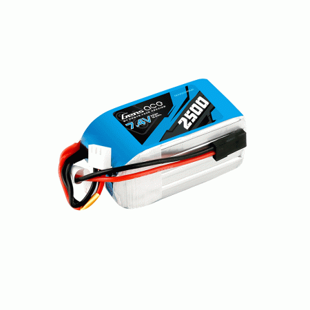GENS ACE 7.4V 2500MA RX LIPO FUTABA PLUG
