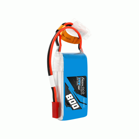 GENS ACE 7.4V 800MAH 45C 2S LIPO JST-SYP PLUG