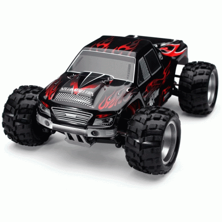 CARRO WLTOYS 1/18 VORTEX 4WD ACTION 50KM BLACK/RED A979