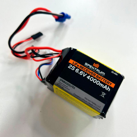 BATERIA SPEKTRUM 6.6V 4000MAH LIFE EC3 SPMB4000LFRX (FOR RECEIVER)