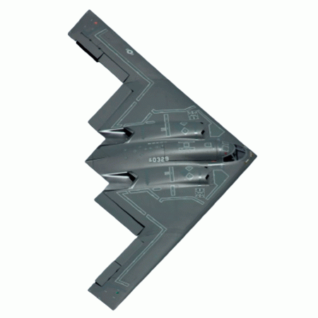 AVIAO FW B-2 STEALTH SPIRIT BOMBER TWIN 70MM EDF JET PNP FJ31711P