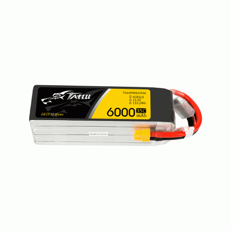 GENS ACE TATTU 22.2V 6000MAH 35C 6S LIPO XT60