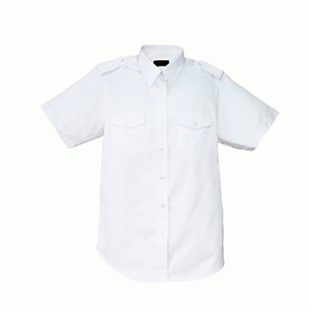 PILOT UNIFORM SHIRT VAN HEUSEN AVIATOR MEN (2) SMALL WVAN503-WHT-14.5