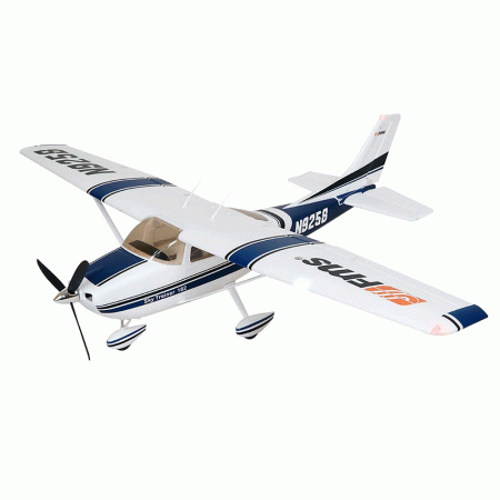 AVIAO FMS SKY TRAINER 182 1400MM PNP BLUE FMM007PABX