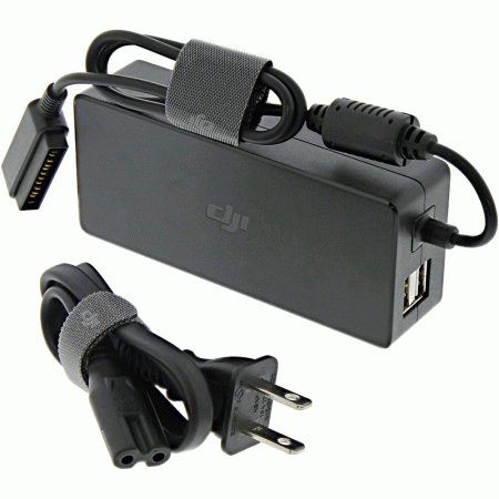 DJI ACC AIR 2S CHARGER 38W GL BLACK + POWER CABLE (SEM CAIXA)