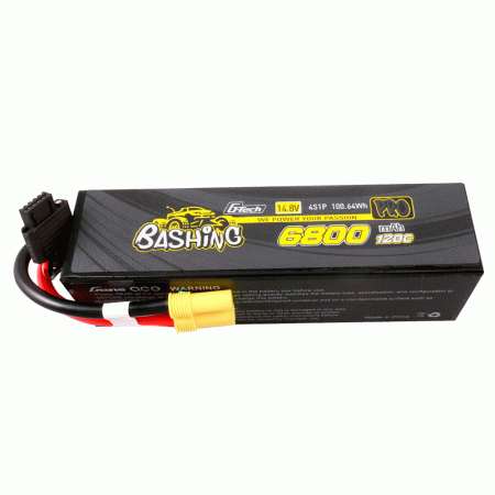 GENS ACE 14.8V 6800MAH BASHING 120C 4S G-TECH EC5
