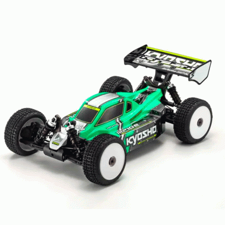 CARRO KYOSHO 1/8 INFERNO MP10E BRUSHLESS BUGGY GREEN 34113T1