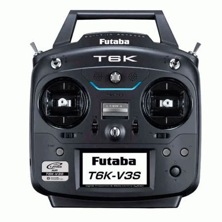RADIO FUTABA 8CH T6K V3S T-FHSS FOR AIR W/R3008SB 2-STICK 01004403-3