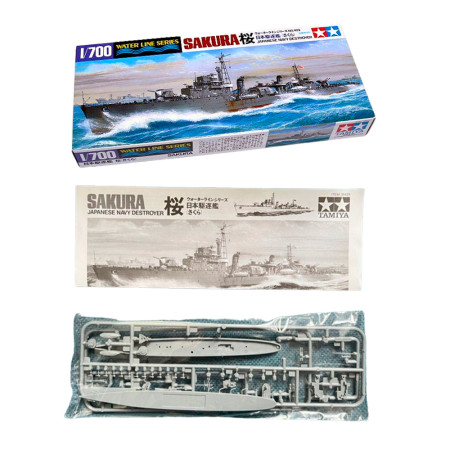 PLAST TAMIYA SAKURA JAPANESE NAVY DESTROYER 1/700 31429