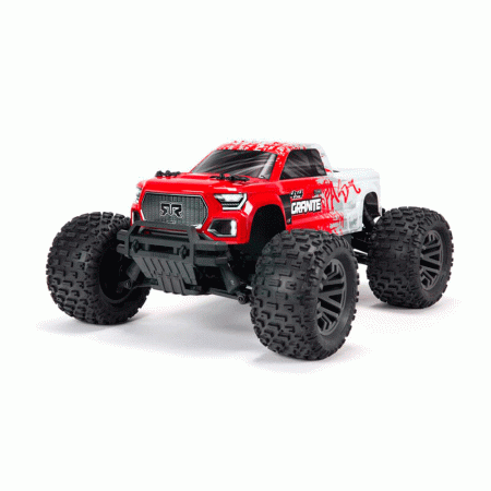 CARRO ARRMA 1/10 GRANITE 4WD 3S BLX MONSTER TRUCK RED ARA4302V3T2