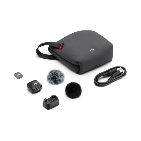 MICROFONE DIGITAL WIRELESS DJI MIC MINI TRANSMIT (INFINITY BLACK) C.F.