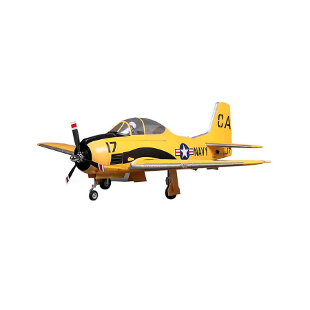 AVIAO FMS T-28D TROJAN V4 1400MM PNP YELLOW FMS083PYL