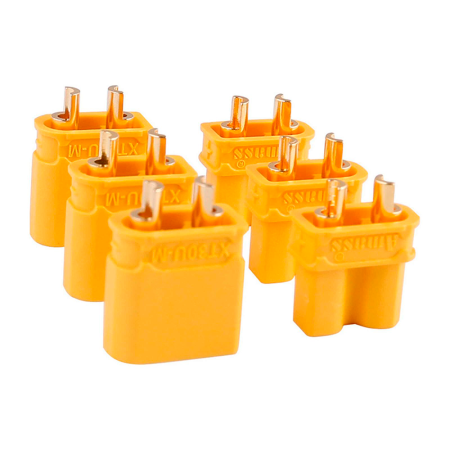 GENS ACE XT30 MALE/FEMALE PLUG SET (3) GEAXT303